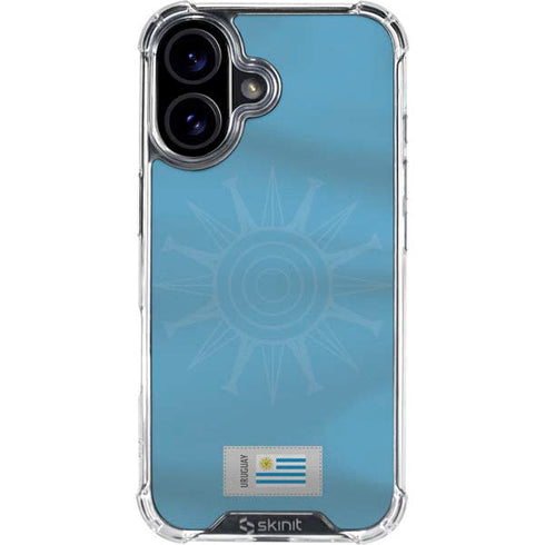 Uruguay Soccer Flag iPhone 17 Clear Case